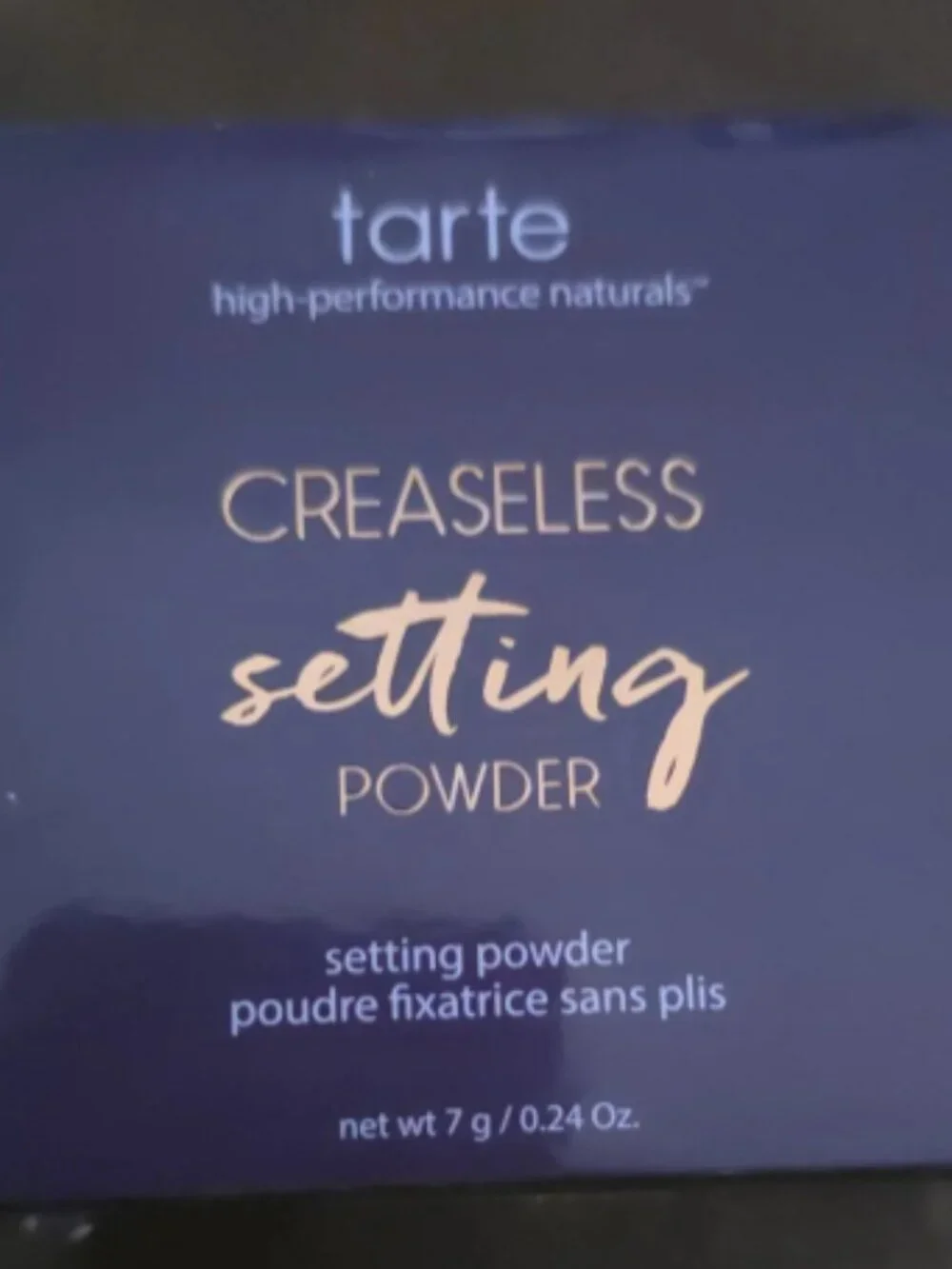 Tarte - creaseless setting & brightening powder